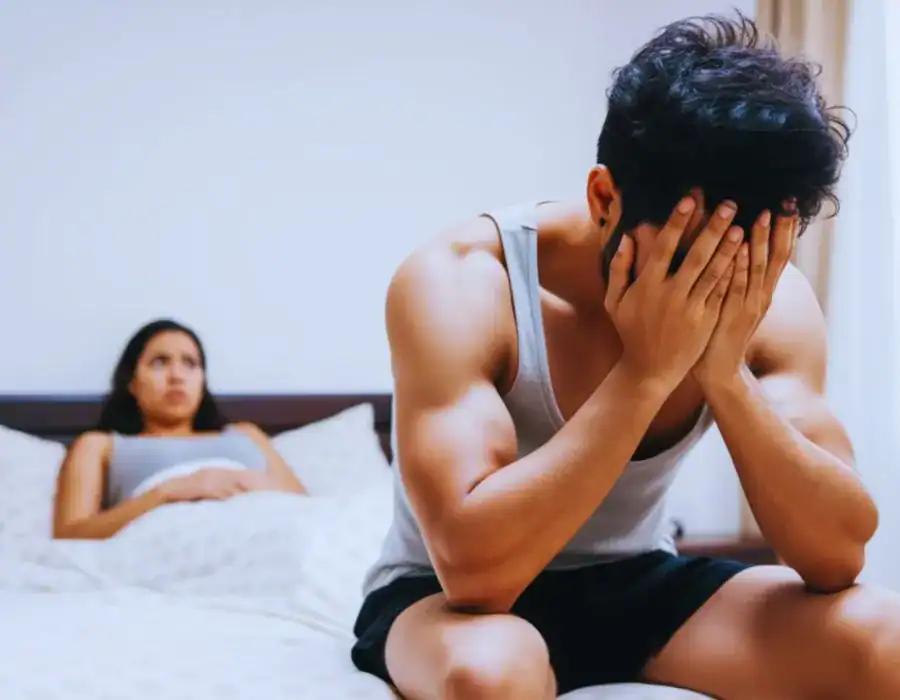 Image of upset man in need of erectile dysfunction treatment Kingston upon Thames