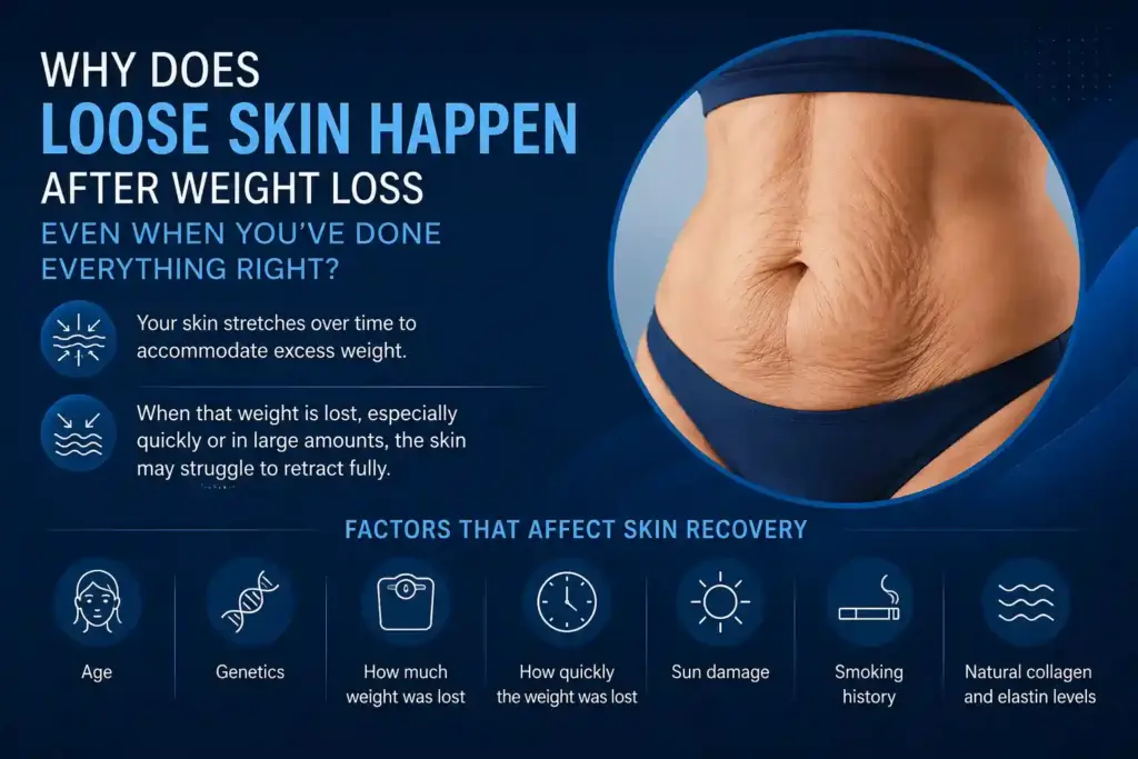 Why Does Loose Skin Happen After Weight Loss Even When You’ve Done Everything Right Kingston upon Thames?